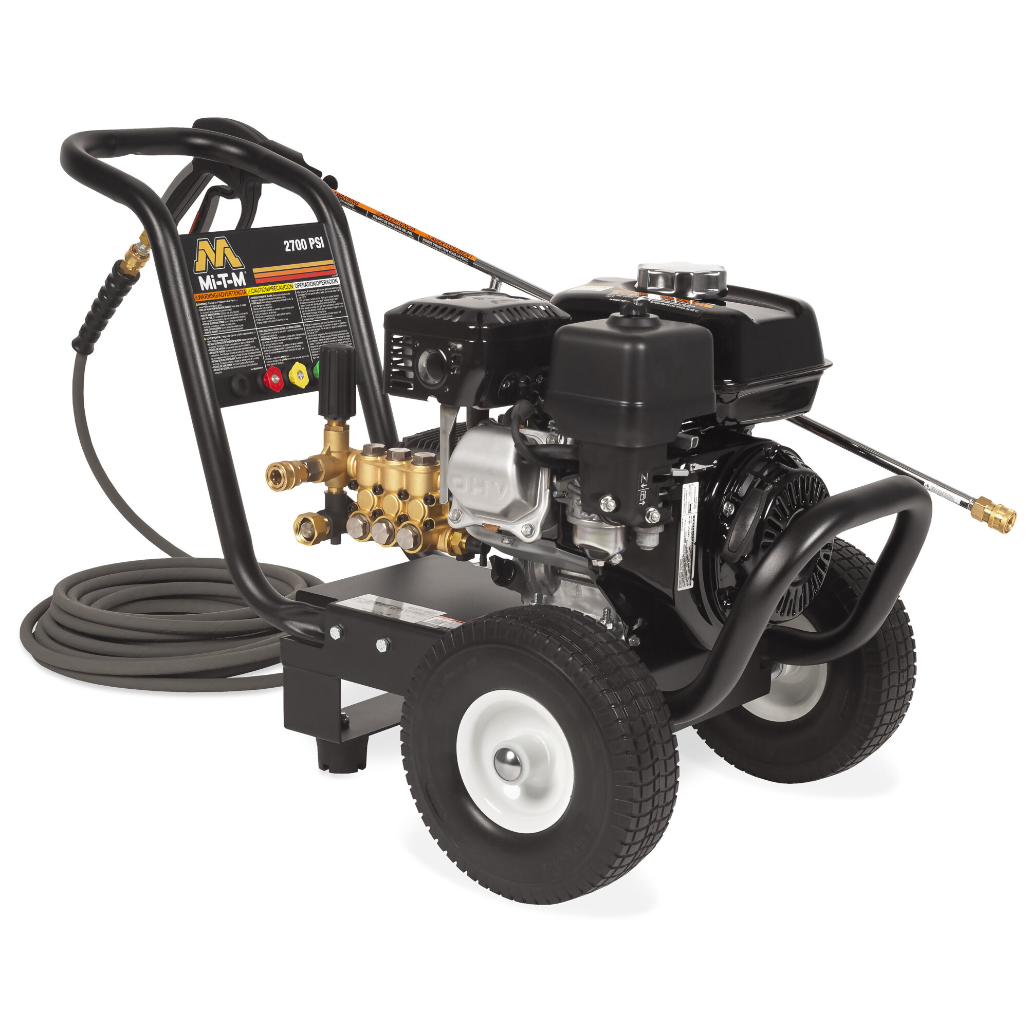 Mi-T-M JP Series Gasoline Direct Drive Cold Water Pressure Washer — 2700 PSI, 2.4 GPM, Model# JP-2703-3MHB